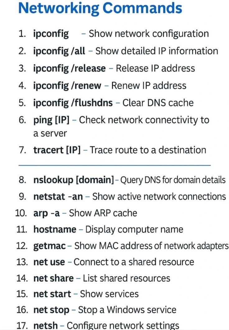 ip_cisco's tweet image. Networking Conmands!! | IPCisco
.
CCNA Labs: ipcisco.com/course/ccna-20…
.
Please Like & Retweet..:)
.
#network #ccna #cisco