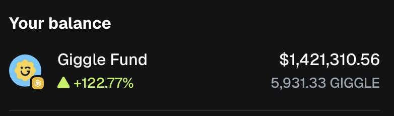 You’ll receive 5 00 00 $GIGGLE

As promised I´ll be giving 5 00 00 $GIGGLE to the first 1000 people who follows and retweets!

Drop your $BNB wallet address