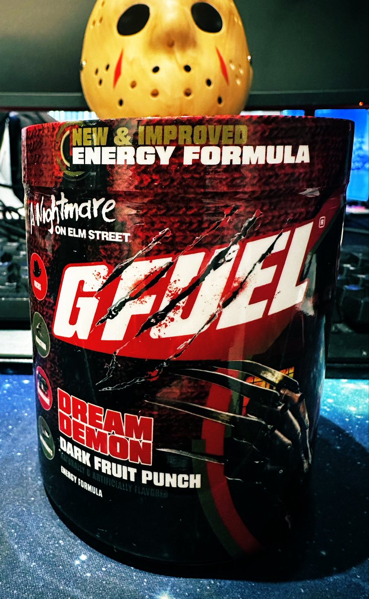 Got my dream demon 2.0 😱 

Shout out to <a href="/GFuelEnergy/">G FUEL®</a> for sending me this new formula 🔥 

If u wanna snag any of these horror and more other flavor 

Use: Code Deadpool175 and get a slashing discount!!! 

#gfuel