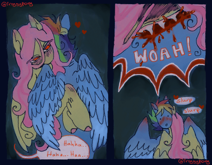 froggypony's tweet image. 🦇
#mlp #fluttershy #rainbowdash