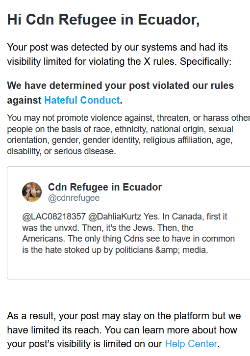 HOLY CRAP!!! @x did it to me for the 3rd bloody time! Falsely accused me of hateful conduct despite the context being perfectly clear. I've freaking had it with this platform. PLEASE fix this nonsense, <a href="/elonmusk/">Elon Musk</a>.