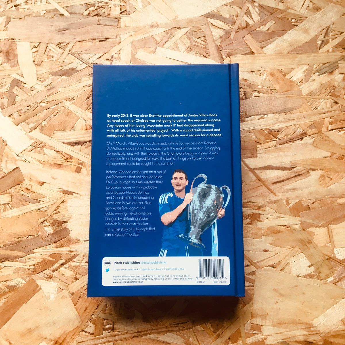 𝐑𝐄𝐒𝐓𝐎𝐂𝐊 | OUT OF THE BLUE by <a href="/All_Blue_Daze/">Gary Thacker</a>

The ultimate. behind-the-scenes story of <a href="/ChelseaFC/">Chelsea FC</a>'s unlikely 2012 <a href="/ChampionsLeague/">UEFA Champions League</a>
 triumph.

<a href="/PitchPublishing/">Pitch Publishing 📚 Sports Books</a>

🛒 stanchionbooks.com/products/out-o…