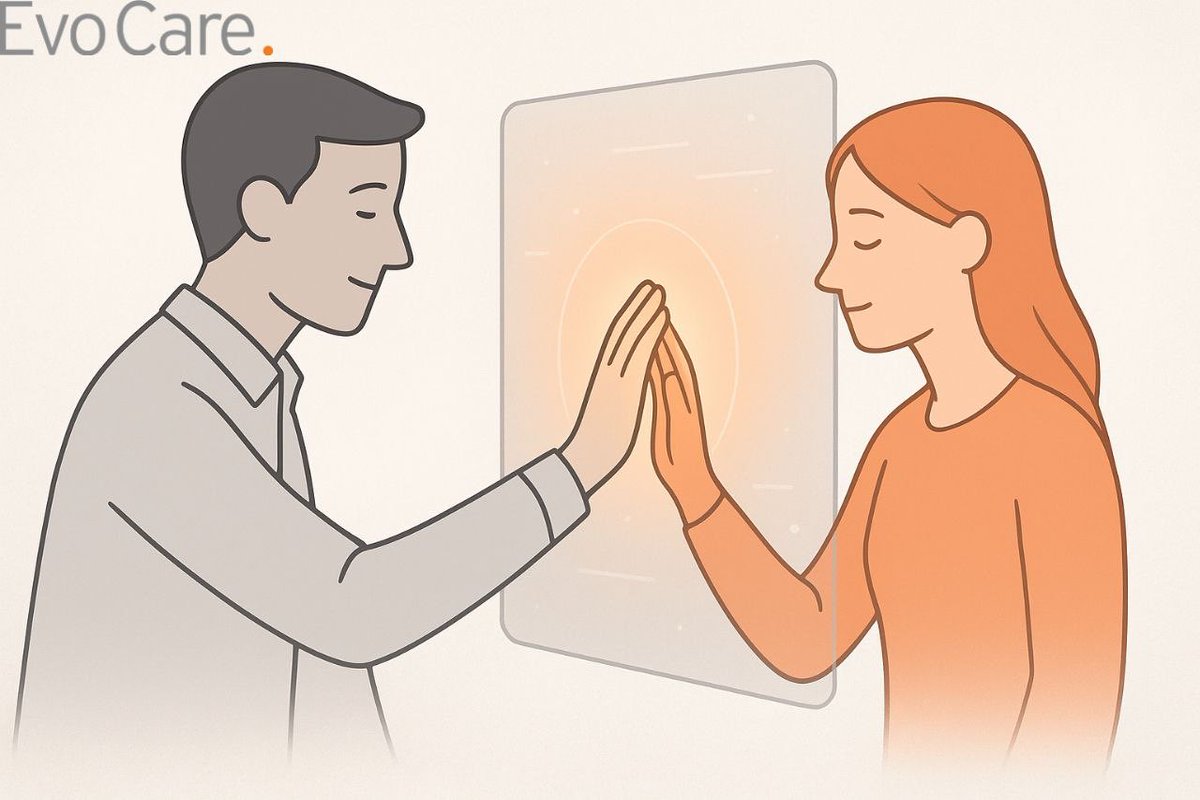 𝗞𝗲𝗲𝗽𝗶𝗻𝗴 𝗛𝗲𝗮𝗹𝘁𝗵𝗰𝗮𝗿𝗲 𝗛𝘂𝗺𝗮𝗻 𝗶𝗻 𝗮 𝗗𝗶𝗴𝗶𝘁𝗮𝗹 𝗪𝗼𝗿𝗹𝗱

Technology moves fast but care must stay human.
At EvoCare, we believe innovation means nothing if it forgets the people it’s built for.

Every tool, every feature, every AI-driven insight is