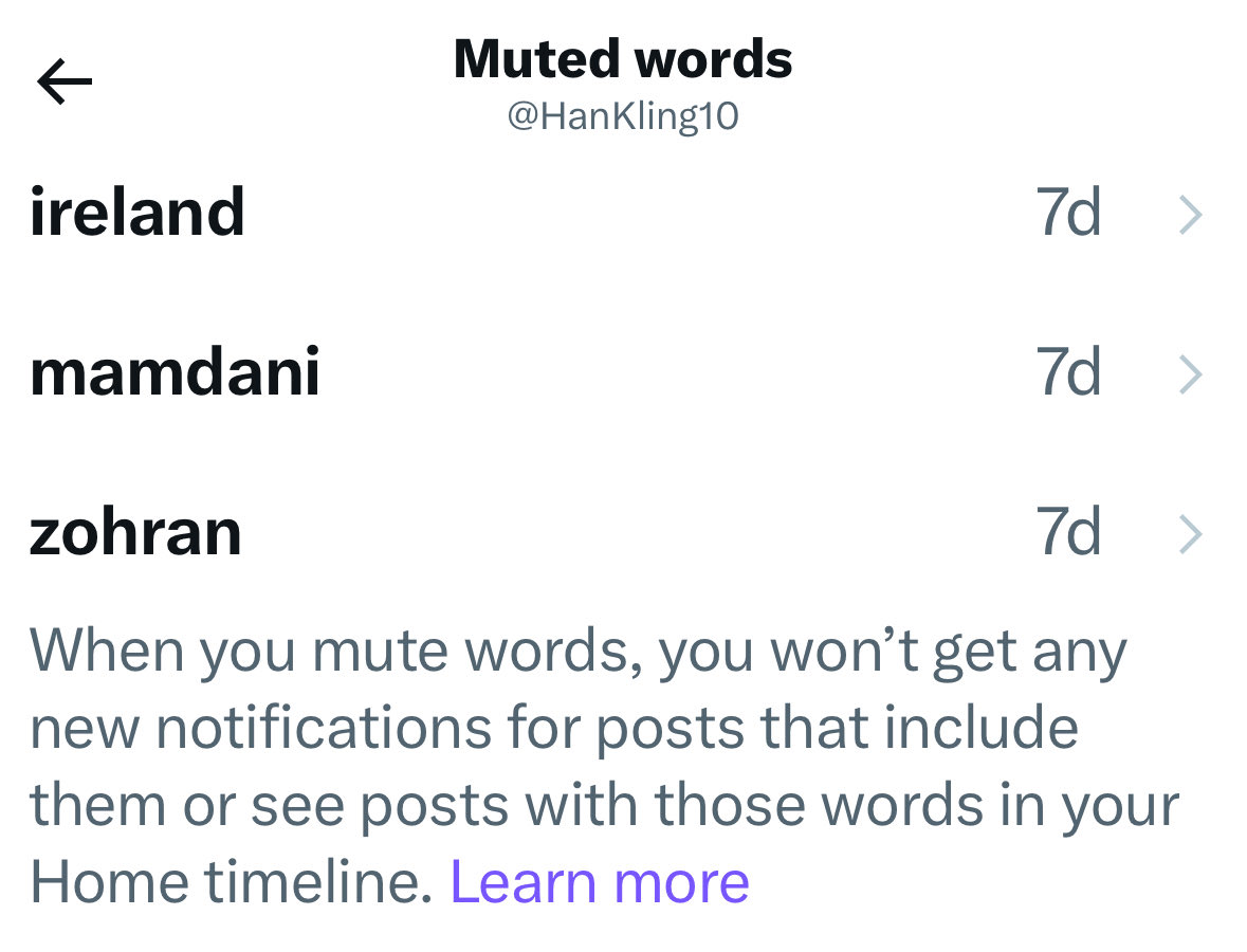 That’s how you clean your timeline from uninteresting garbage:
