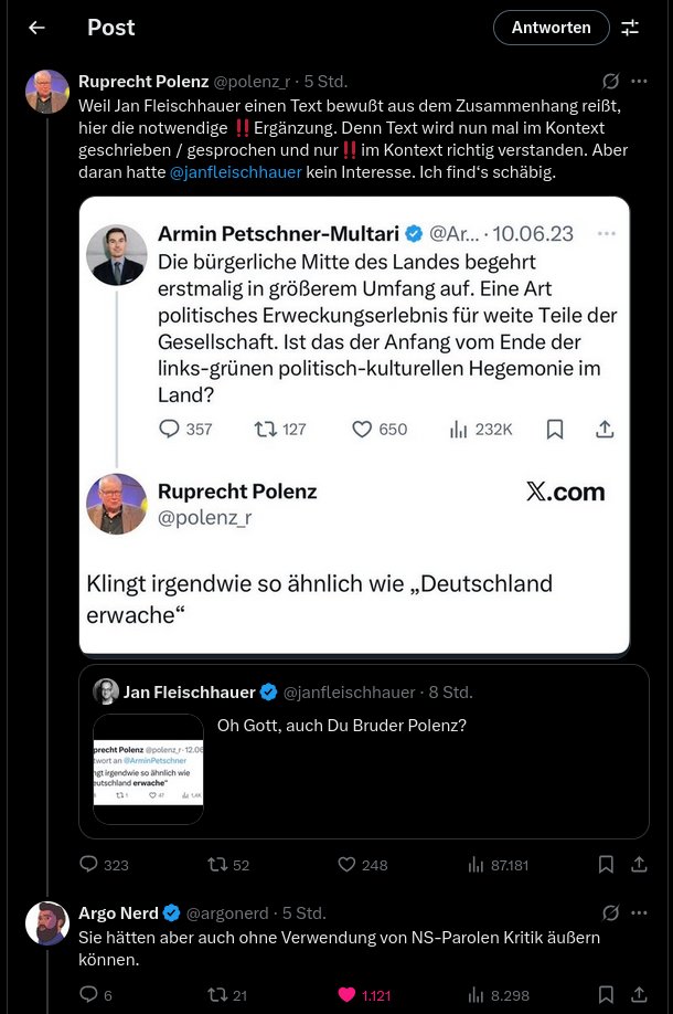 LinuxEmbed27's tweet image. Hahaha, er hat ganze 3x auf mein Posting geantwortet, um 14:02, 14:10 und 14:25, und ein eigenes Posting gemacht um 14:08, um sich zu "verteidigen". 😂