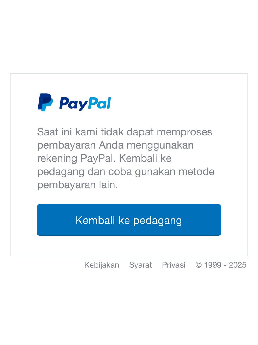 akhir akhir ini paypal mudah rewel dan ambekan