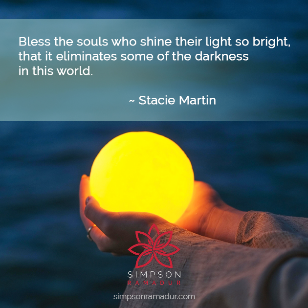 SimpsonRamaDur's tweet photo. Even in the darkest night, nothing can diminish your inner light. Keep on shining! ✨🙏✨

Thank you for your beautiful quote light warrior Stacie Martin. https://t.co/DZQoIWsL8B