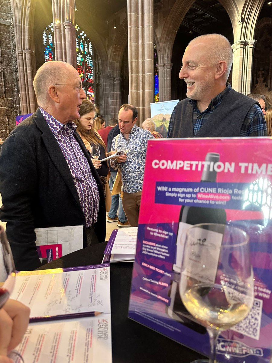 <a href="/ThreeWineMen/">WineAlive</a> <a href="/ozclarke/">Oz Clarke</a> thanks for a great day all things wine at Manchester cathedral yesterday