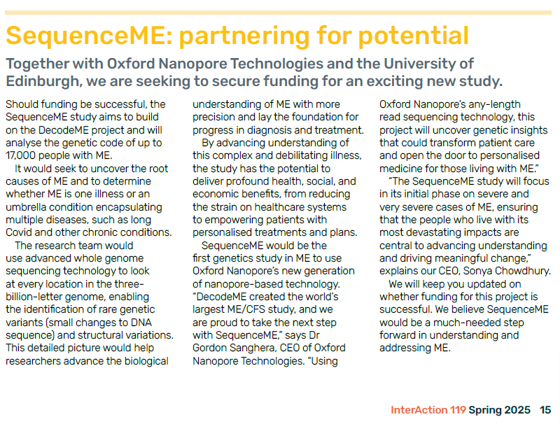 TomKindlon's tweet image. Some info on #SequenceME, an exciting research project that wishes to use in a different way the samples collected for DecodeME

People can financially support such research here:
actionforme.org.uk/research-campa…

#MEcfs