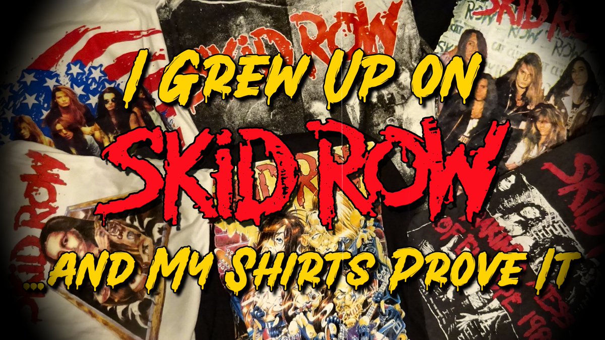 I Grew Up on Skid Row… and My Shirts Prove It (<a href="/OfficialSkidRow/">Skid Row</a>, <a href="/sebastianbach/">Sebastian Bach™️</a>) #SkidRow 
youtube.com/watch?v=YJjLpb…