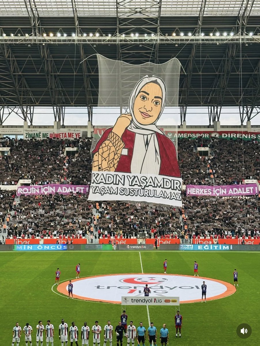 Kadın yaşamdır yaşam susturulamaz...🥀🥀🥀#amedspor