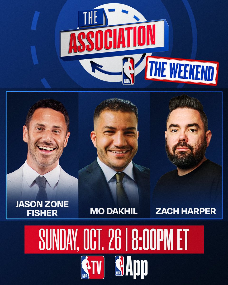 Watch The Association: The Weekend TONIGHT at 8:00pm/et on NBA TV and the NBA App 🏀
@Jzfish, @talkhoops, and @MoDakhil_NBA  react to today's 9-game slate on NBA League Pass!