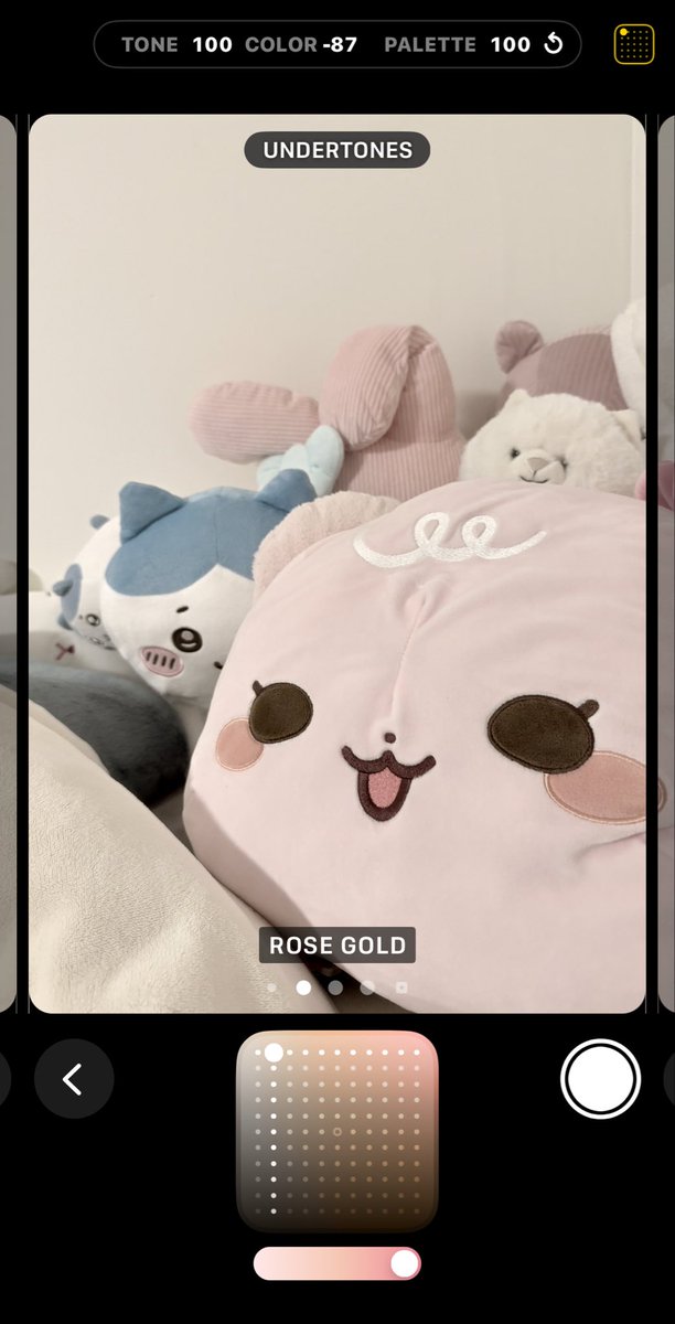 ryunasdiary's tweet image. if u guys have the newer iphones this is the filter i use to get that pale pink look in all my photos 
neutral is great for a more blue look 𐔌՞. .՞𐦯
