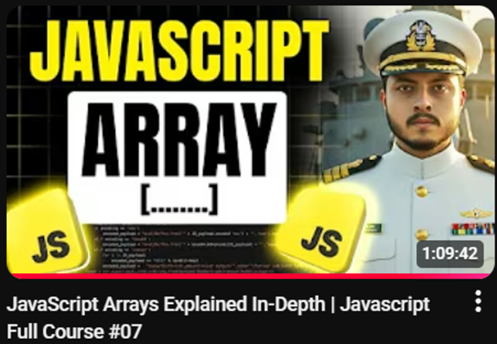 Night_fang_'s tweet image. 🚀 Day 19 of #JavaScript  with @rohit_negi9 :
🔹 Introduction to Arrays 
🔹 Add & Remove Elements 
🔹 Iteration 
🔹 Slice & Merge 
🔹 Sorting 
🔹 Flattening Arrays 
🔹 Why JS Arrays Aren’t True Arrays
#100DaysOfCode #CSS #WebDev