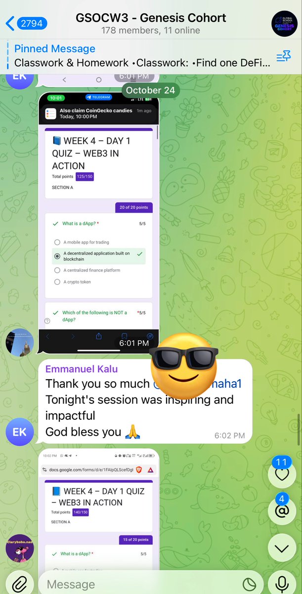 iamchrisani's tweet image. This is the first time in my entire crypto career that Iโve dedicated 8 full weeks to teaching the nitty-gritty of Crypto and Web3 , not just theory, but real, practical demos and hands-on learning.
From explaining how blockchains work to showing students how to: