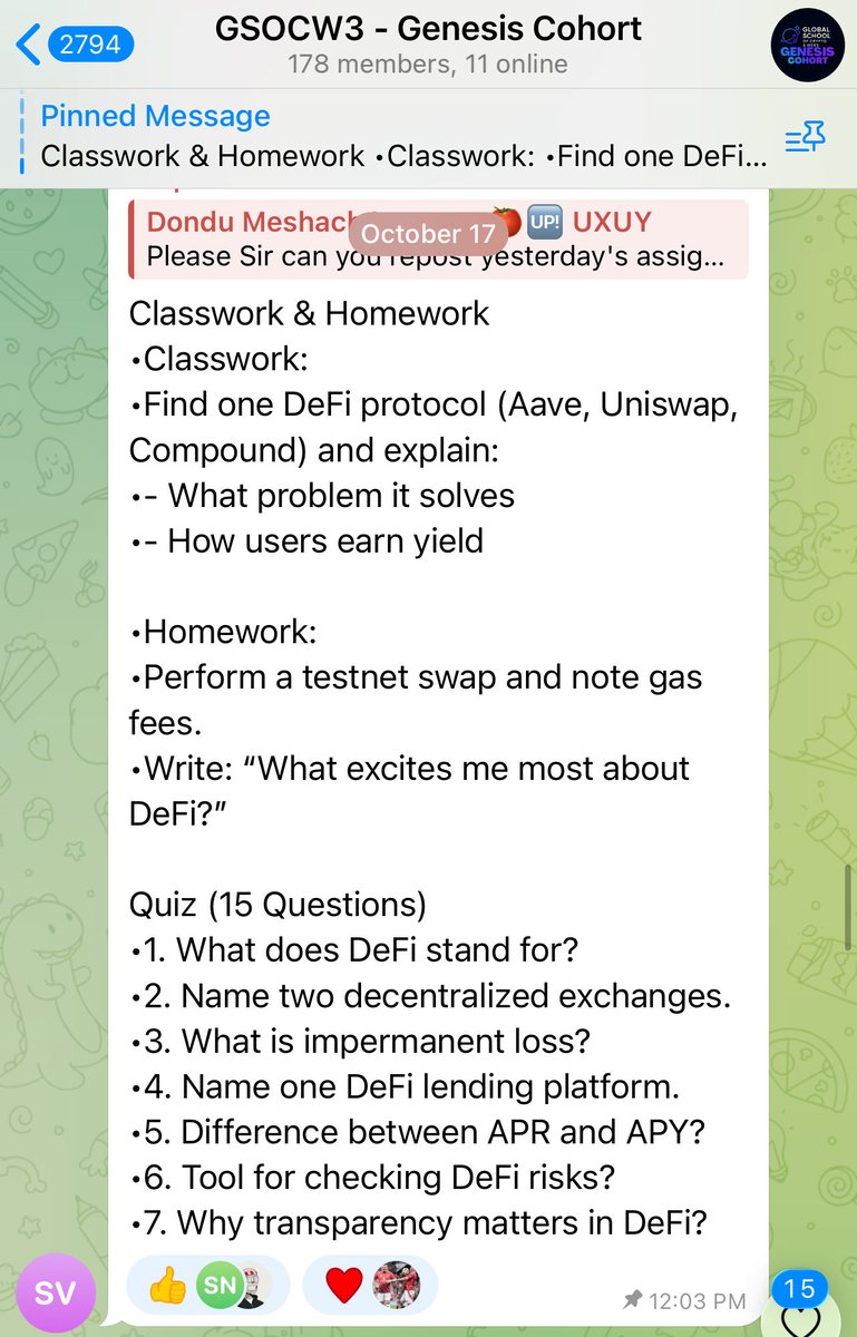 iamchrisani's tweet image. This is the first time in my entire crypto career that Iโve dedicated 8 full weeks to teaching the nitty-gritty of Crypto and Web3 , not just theory, but real, practical demos and hands-on learning.
From explaining how blockchains work to showing students how to: