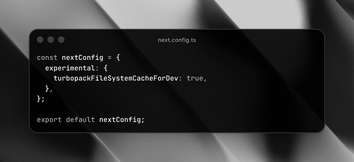 pontusab's tweet image. Always bet on Next.js, and now with v16 Midday is:

4× faster production builds
8× faster fast refresh

and with turbopackFileSystemCacheForDev it feels instant.