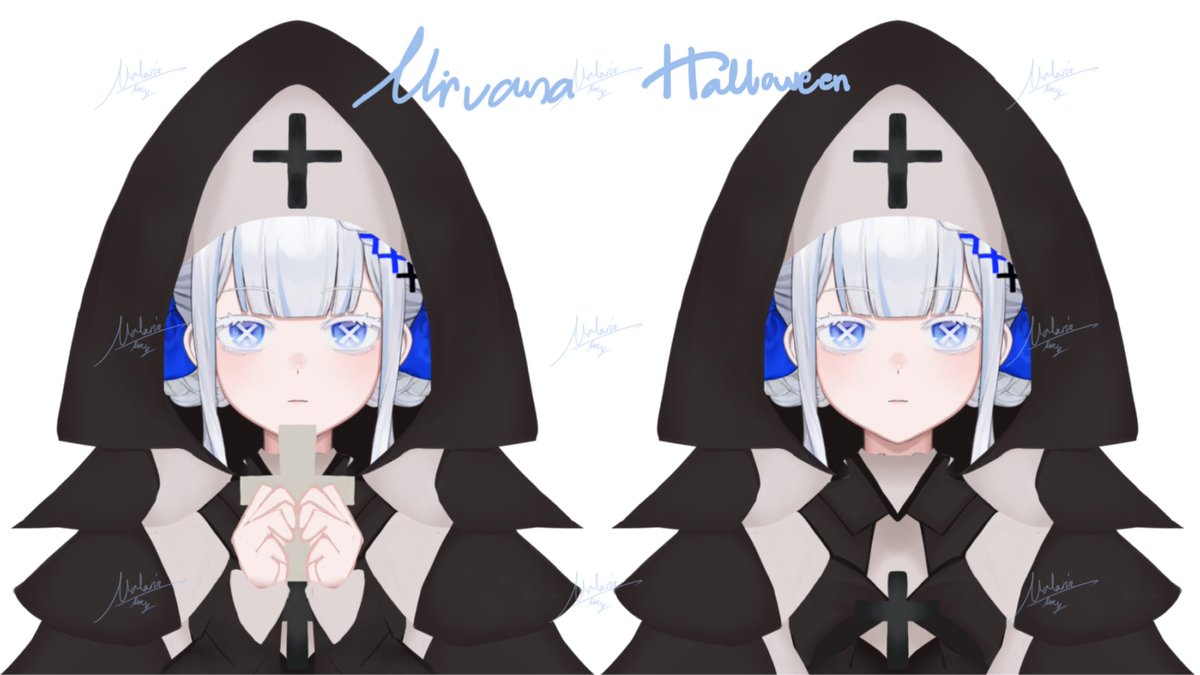 「Nirvana Halloween｣

เอาชุดธีมฮาโลวีนมาให้เนอเนอ ต้อนรับวันฮาโลวีนที่จะถึงนี้ค่ะ
ทีแรกก็คิดอยู่นานเลยว่าจะออกแบบไหนดี แต่สุดท้ายก็มาลงที่ชุดแม่ชี หวังจะชอบนะคะ

แล้วก็หายป่วยไวๆนะคะ ให้สิ่งนี้เป็นของขวัญล่ะกัน drive.google.com/drive/folders/…

#NirGallery

เผื่อแท็กไม่ติด <a href="/Nirvana_ARP/">Nirvana 🪷 《 ARP 》</a>