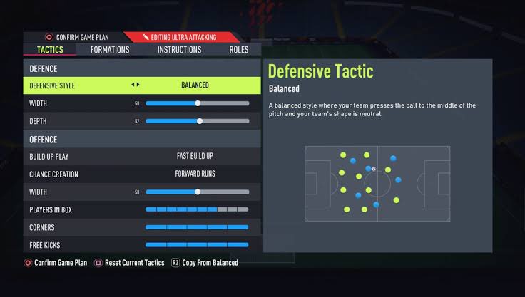 The WORST thing EA did was get rid of width sliders in FIFA…

They should be adding MORE tactical options, not reducing them.