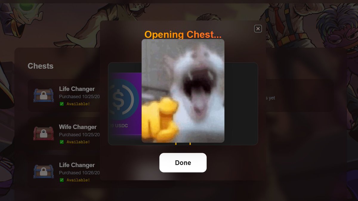 Dooocccnft's tweet image. GG thanks for playing 
community last chest opening