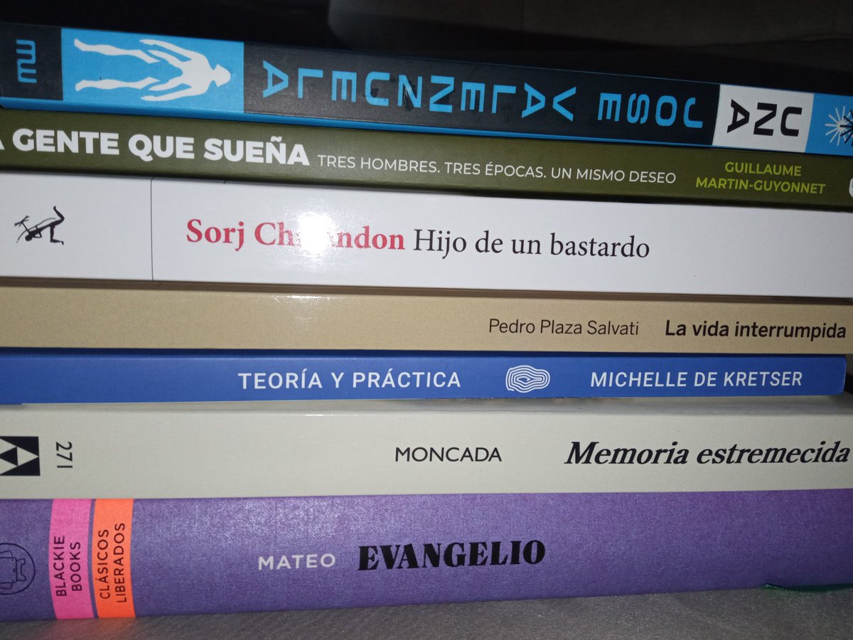Próximas lecturas (Coming Up Next, que dicen los modernos)