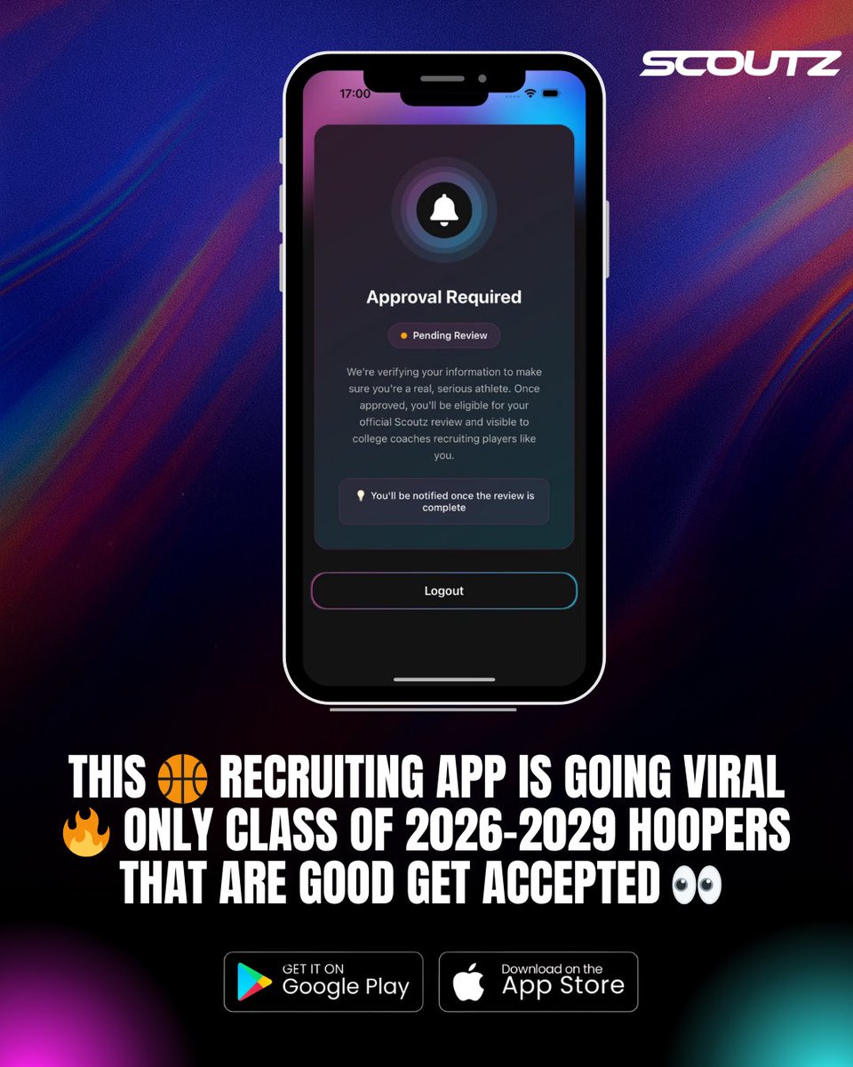 THIS APP IS GOING VIRAL FOR A REASON 🔥
Only Class of 2026-2029 hoopers who can really hoop are getting accepted 👀
Did you get approved on Scoutz yet? 🏀💯
Scoutzapp.com