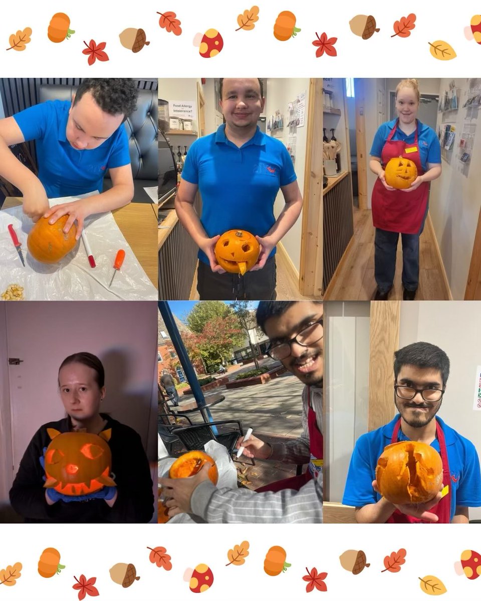 🧡 The last of our Boo-tiful pumpkins 🎃  

So proud of all of our trainees for getting stuck in and having a bit of fun 🥰 

It’s not all about the PSL y’know 😜🧡 

#pumpkinspicelatte