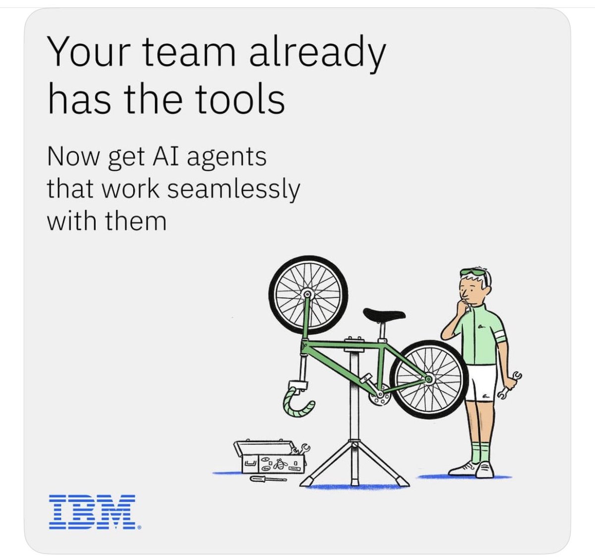 The AI doesn’t know which way a bike goes in the stand.