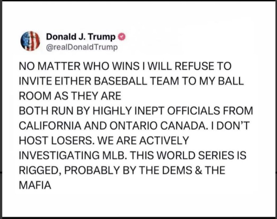 Thanks for reminding us about the close relationship between California and Ontario. It's my hope that neither the Dodgers nor the Blue Jays could care less...