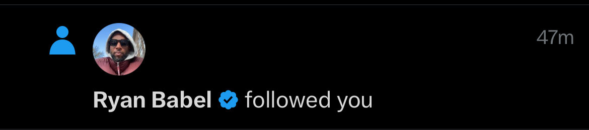 OMFG!! 😍

still remember his sweet goal from ‘08 for that win again utd. 

was my first season supporting reds! 

thanks for the follow <a href="/Ryanbabel/">Ryan Babel</a> 🙌🏻

join the bungee team in Unicup now 😍
