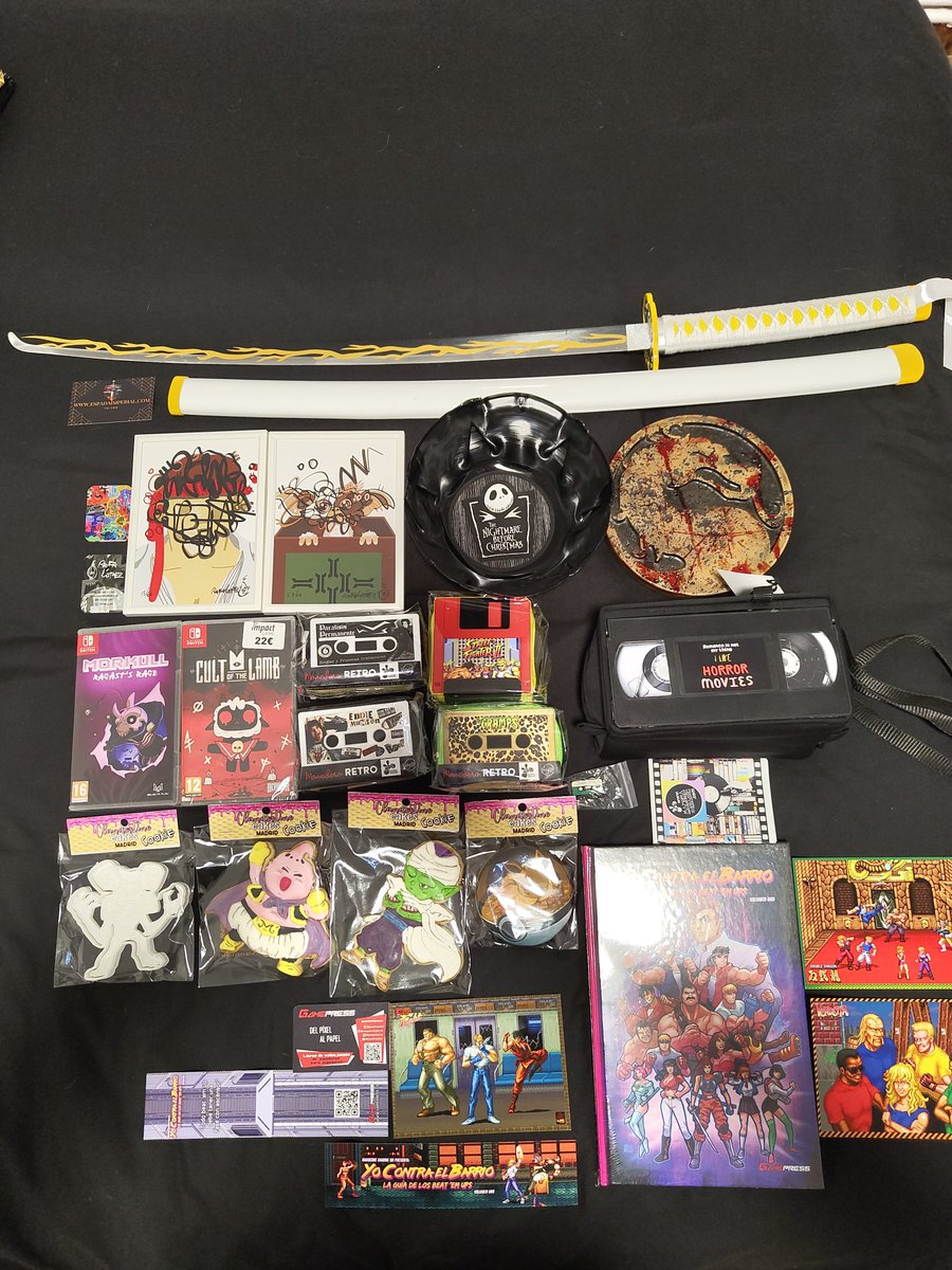 El botín que nos traemos del <a href="/PlayAgainFest/">PlayAgainFest</a> 
<a href="/GamePressEd/">Game Press</a> 
<a href="/avalonfortune/">Avalon Fortune</a> 
instagram.com/rafalopez_art/
instagram.com/clandestine_ca…
instagram.com/manchadecreaci…
espadaimperial.com
<a href="/ImpactGame_es/">Impact Game</a> 

Volveremos el año que viene!