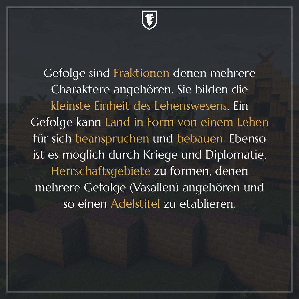 Ottonien - Historisches Minecraft RPG tweet media