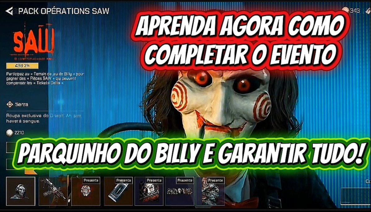 MbmGamer's tweet image. 💀 Colete Moedas SAW e troque por prêmios épicos — o evento tá insano! Acesse o vídeo aqui: youtu.be/XV5-KpEFDZg #DeltaForce #SAWEvent #mbmgameroficial #mbmgamer