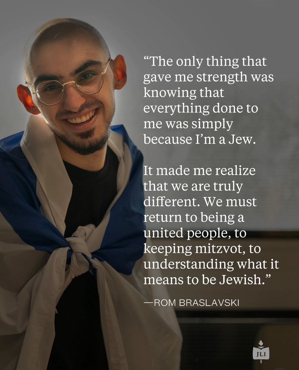 Rom’s words cut straight to the soul.

I wasn’t born Jewish — I chose it.
And every time I read something like this, I remember why.

Being a Jew isn’t just faith.
It’s identity. It’s unity. It’s survival.

#AmYisraelChai ✡️
