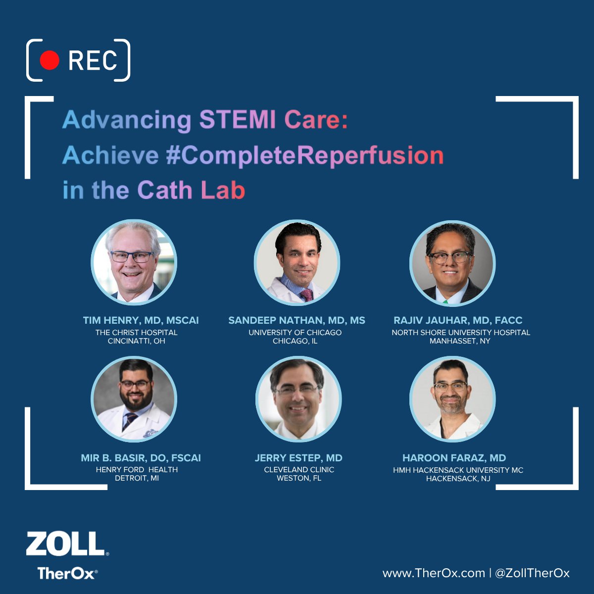 ZOLLTherOx's tweet photo. We need to do more for #STEMI patients in the Cath Lab.
We are at #TCT2025 with industry experts discussing Advancing STEMI care to achieve #CompleteReperfusion
Stay tuned & follow @ZollTherOx – more to come! https://t.co/lwEqAaiXkF