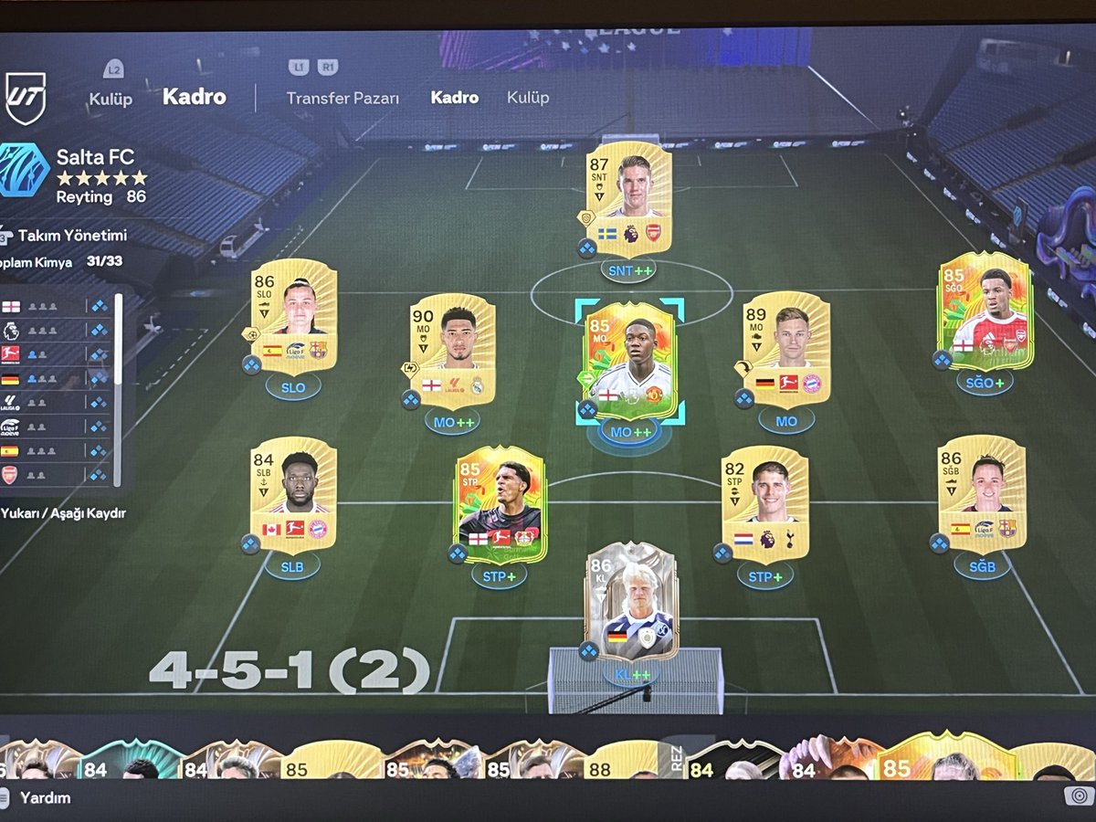 BarisESN's tweet photo. @FUTBasbug 450k var tümü satılamaz önerisi olan var mı geliştirmeler vs duruyor https://t.co/cu1IF4af1C