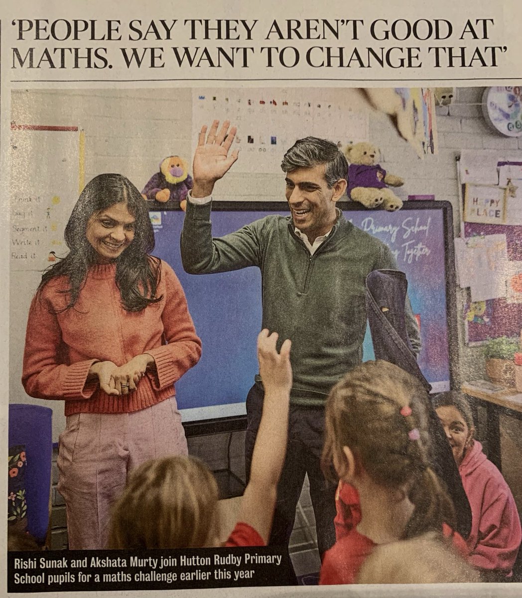 Reading the Rishi Sunak article in today’s Sunday Times Magazine, I’m reminded what a good PM he might have been - had he not inherited a poison chalice &amp; become a scapegoat for Tory failings. He had brains, understood the economy, and remains a modest &amp; respected constituency MP