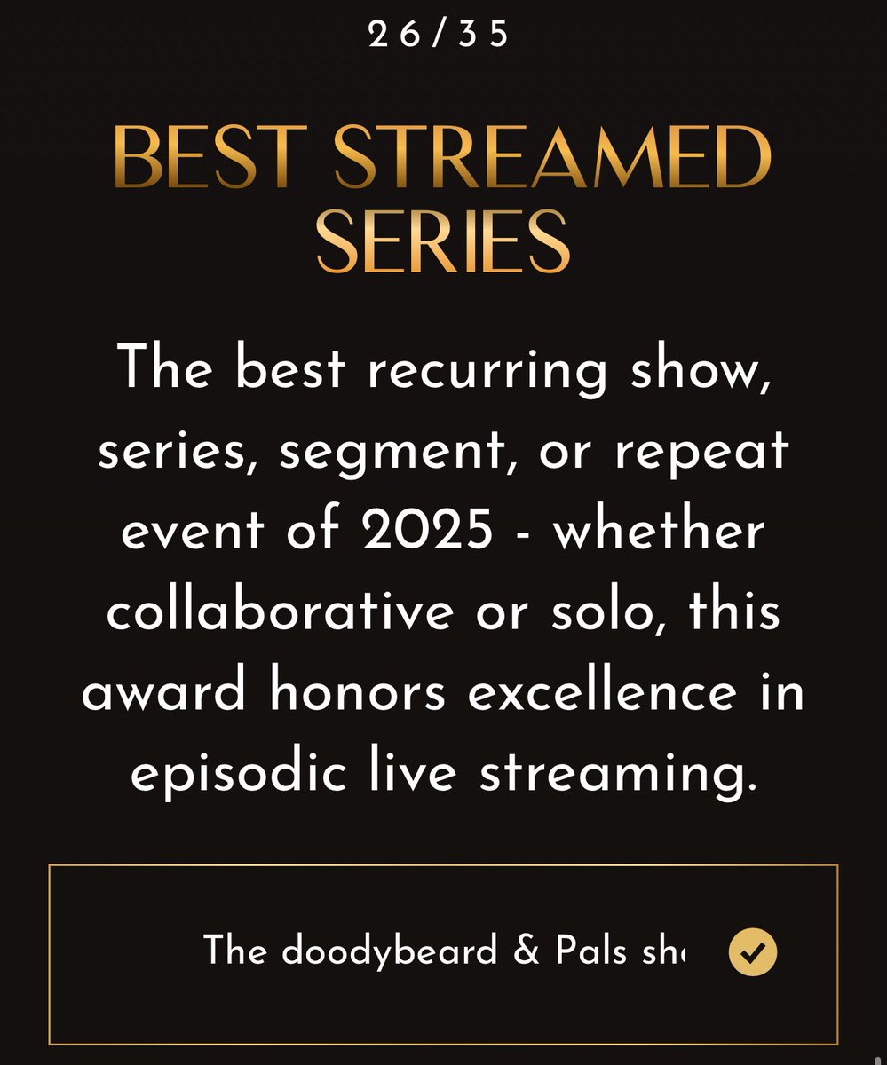 doodybeardLIVE's tweet image. Dudes, I would appreciate it so much if you can take a moment, share this post, and vote for “the doodybeard &amp;amp; pals
Show”
Or 
“Doodybeard &amp;amp; pals” for these categories!

We make weird, scripted, adult swim style cartoons LIVE!

Thank you for your consideration ❤️