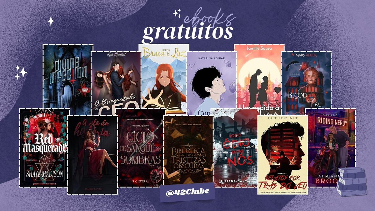 42Clube's tweet image. ☕︎ E-books GRATUITOS hj 26/10 
                                           — a thread💜