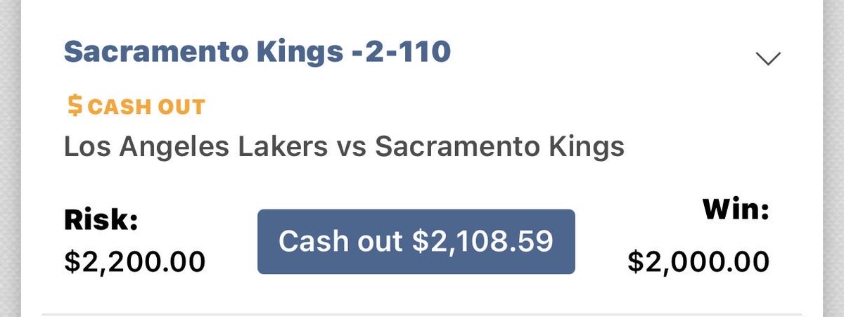 On the Kings -2 tonight 🫡