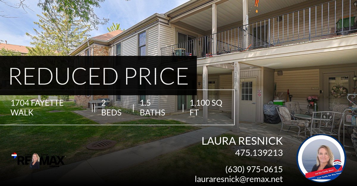 lauraresnick's tweet photo. 📍 Reduced Price 📍 This recently reduced home at 1704 Fayette Walk B in Hoffman Estates won't last long, so, don't wait to set up a showing! Reach out here or at (630) 975-0615 for more information!

Laura Resnick 630-9... https://t.co/KkanoHDkkF https://t.co/kIkEcRHNHv