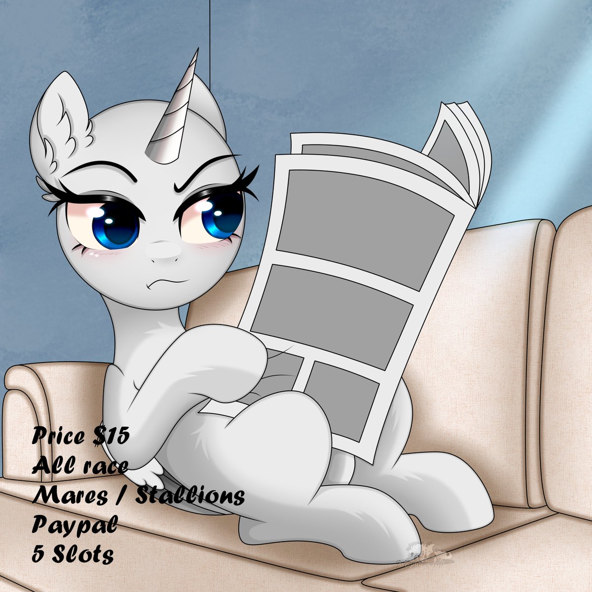 New ych available ✨

I've been waiting for these for a while to feel more comfortable finishing them, I hope you like them ^^

Discord: schwi.hatsune
Dm are open

#MLP #mylittlepony #MLPFiM