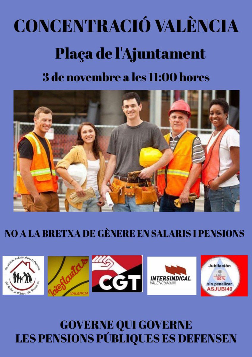 #PensionesPúblicas #CGT #València #CGTValència