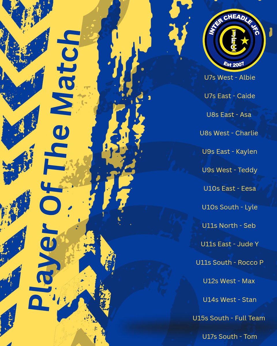 Inter Cheadle JFC tweet media