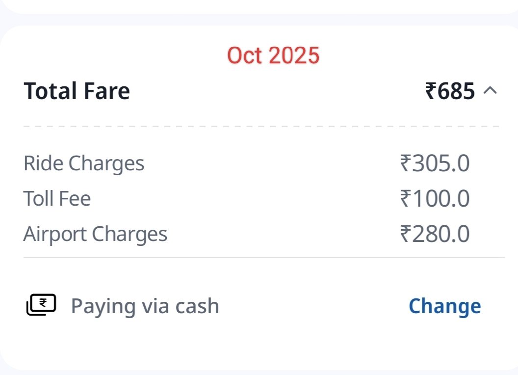 Dr_AkshayBaheti's tweet image. @CSMIA_Official airport 'parking' charges for 0-30 min for a commercial vehicle: 280 INR! Just to enter & pick up a passenger. Isn't this daylight looting?
For context, it was 150 INR in 2024.
For context, most international airports give free entry for 10 min to pick passengers.