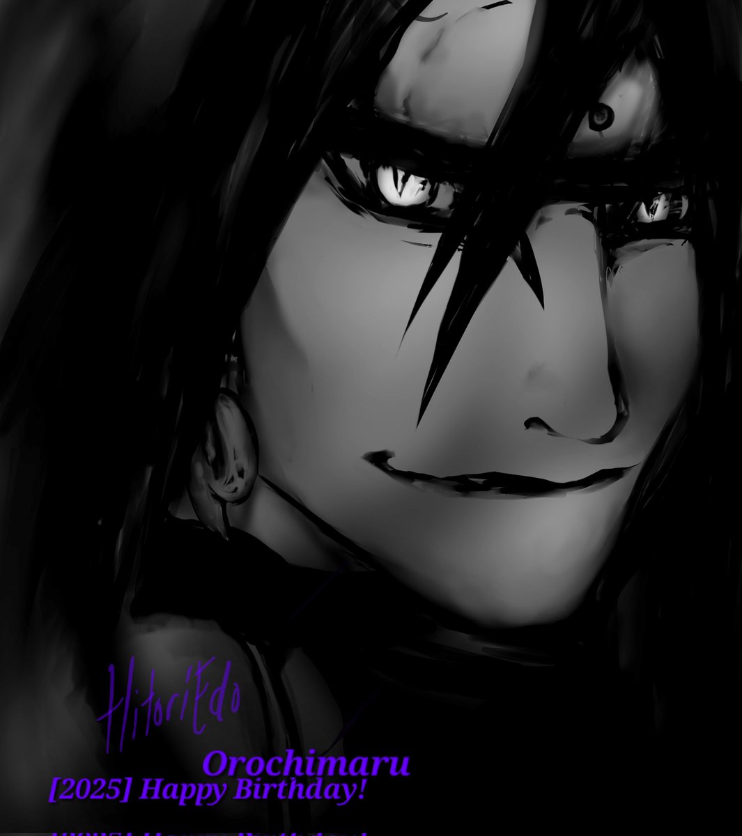 Orochimaru for this year. Life and art continues!
#art #fanart #digitalart #anime #naruto