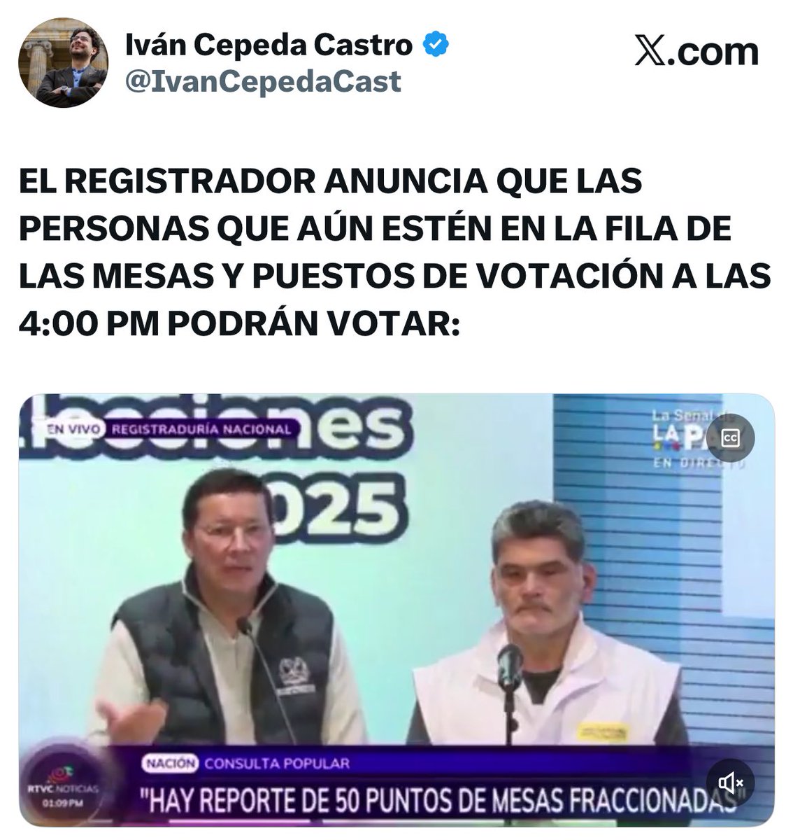 Solo_Andrea_'s tweet photo. A los jurados nos les han informado esta decisión. Por favor @CNE_COLOMBIA @PGN_COL @carolinacorcho @IvanCepedaCast https://t.co/3XrOJKyBT1