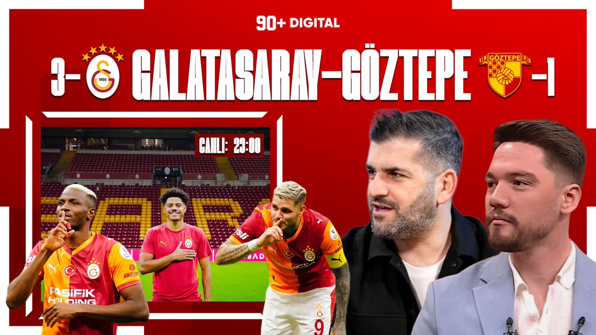 Galatasaray puan farkını giderek açıyor.

Okan Buruk 100. galibiyeti
Osimhen rekorları kırıyor
Oğuzhan Çakır'ın performansı
Trabzonspor maçında stoper kim oynayacak?

23.00'te canlı yayındayız

<a href="/yakupcinar/">Yakup Çınar</a> &amp; <a href="/kayatemel_/">Kaya Temel</a> 

ytbe.app/go/UgaczHWp