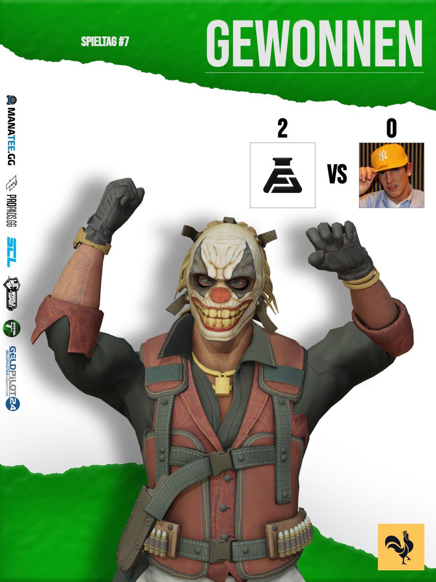 Nach zwei überragenden Maps von uns mit 13:5 und 13:0 können wir uns weiter als Favorit der Gruppe durchsetzen.🔥

GG WP an unseren Gegner!

#DACHCSMasters #fruchtlabor