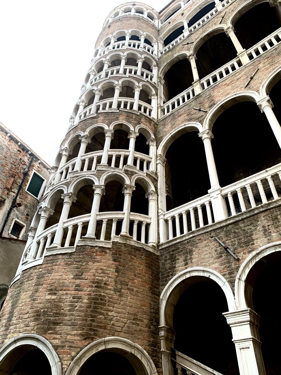 The Palazzo Contarini del Bovolo is a small palazzo in Venice, best known for its external multi-arch spiral staircase known as the Scala Contarini del Bovolo (literally, "of the snail").